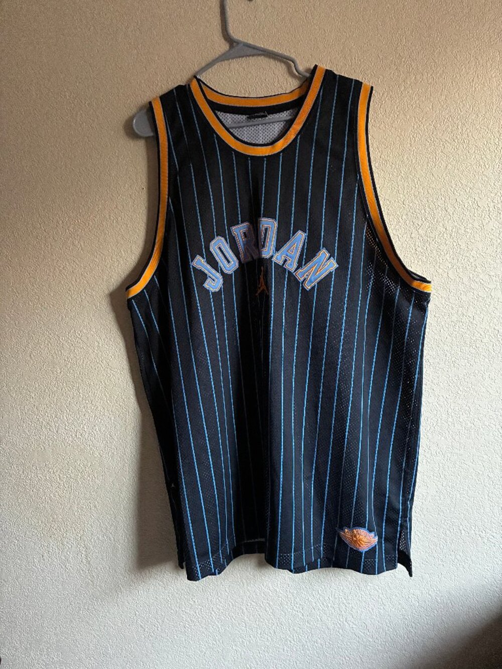 Vintage Nike Air Jordan Carmelo Anthony Denver Nuggets Jersey Black Size XXL